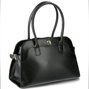 Time and Tru Black Satchel Bag